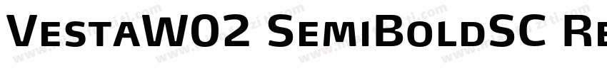 VestaW02 SemiBoldSC Regular字体转换